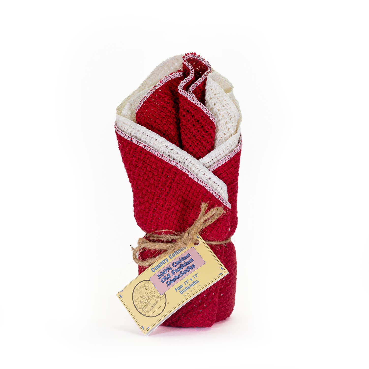 Country Cottons – wholesale Dishcloth – Cotton Dishcloths - Set of 48