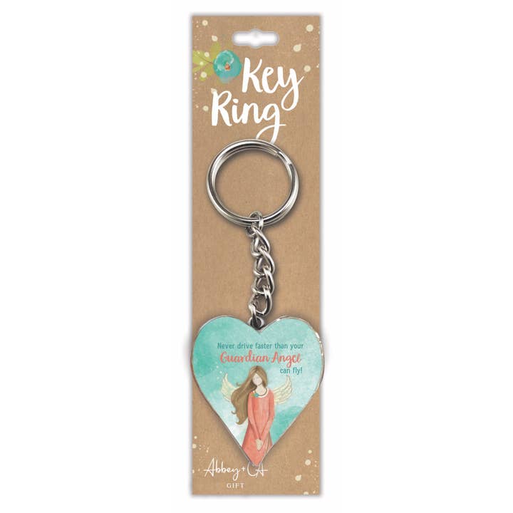 Heart Key Rings for wholesale by Abbey + CA Gift
