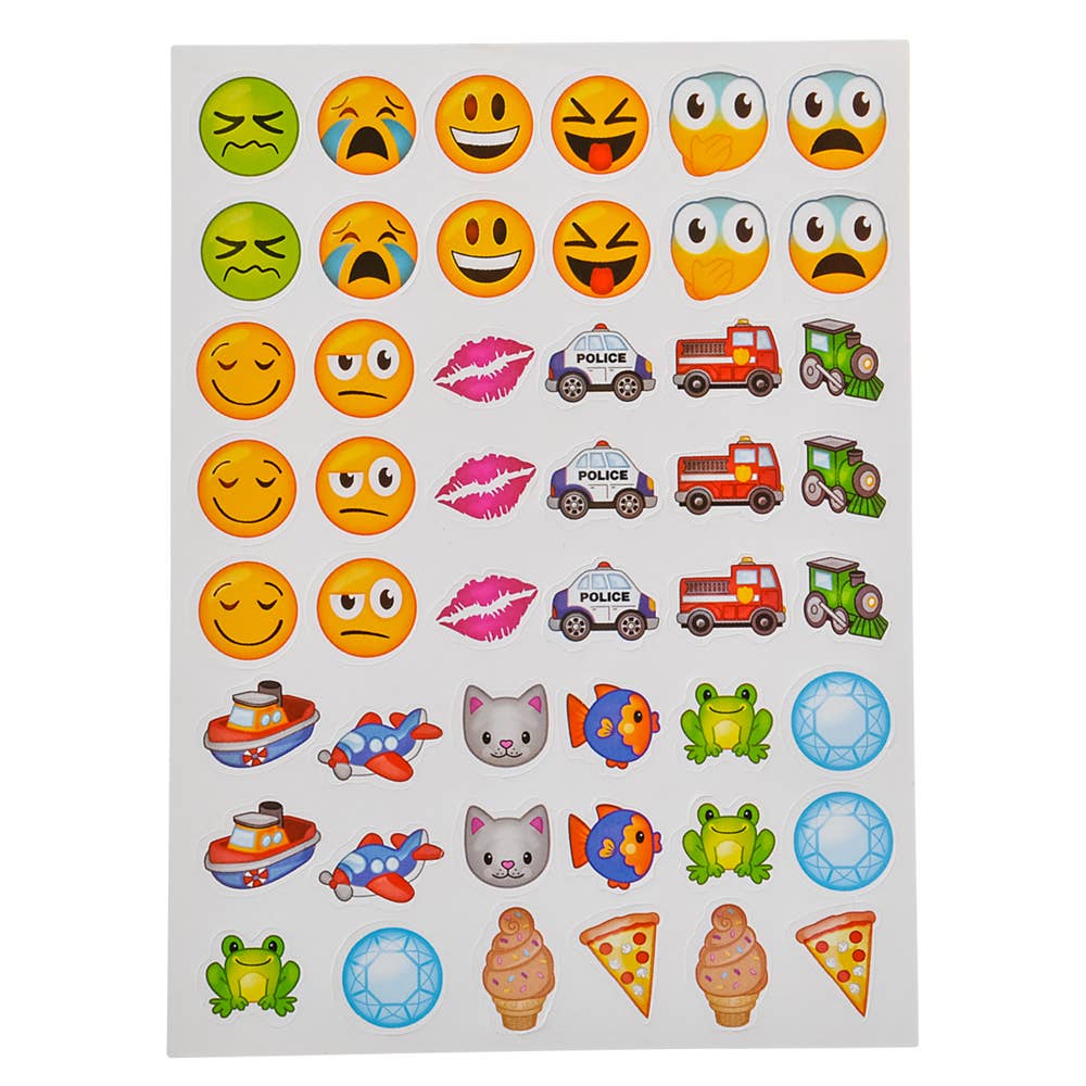 La Luna Bella - Toys - Wholesale Sticker - Kids & Baby - 7.5" EMOTICON STICKERS LLB Sticker2