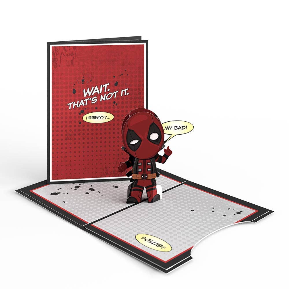 Lovepop Cards - Wholesale Birthday Card - Marvel Deadpool Birthday 4-in-1 Nesting Card 5x7"13
