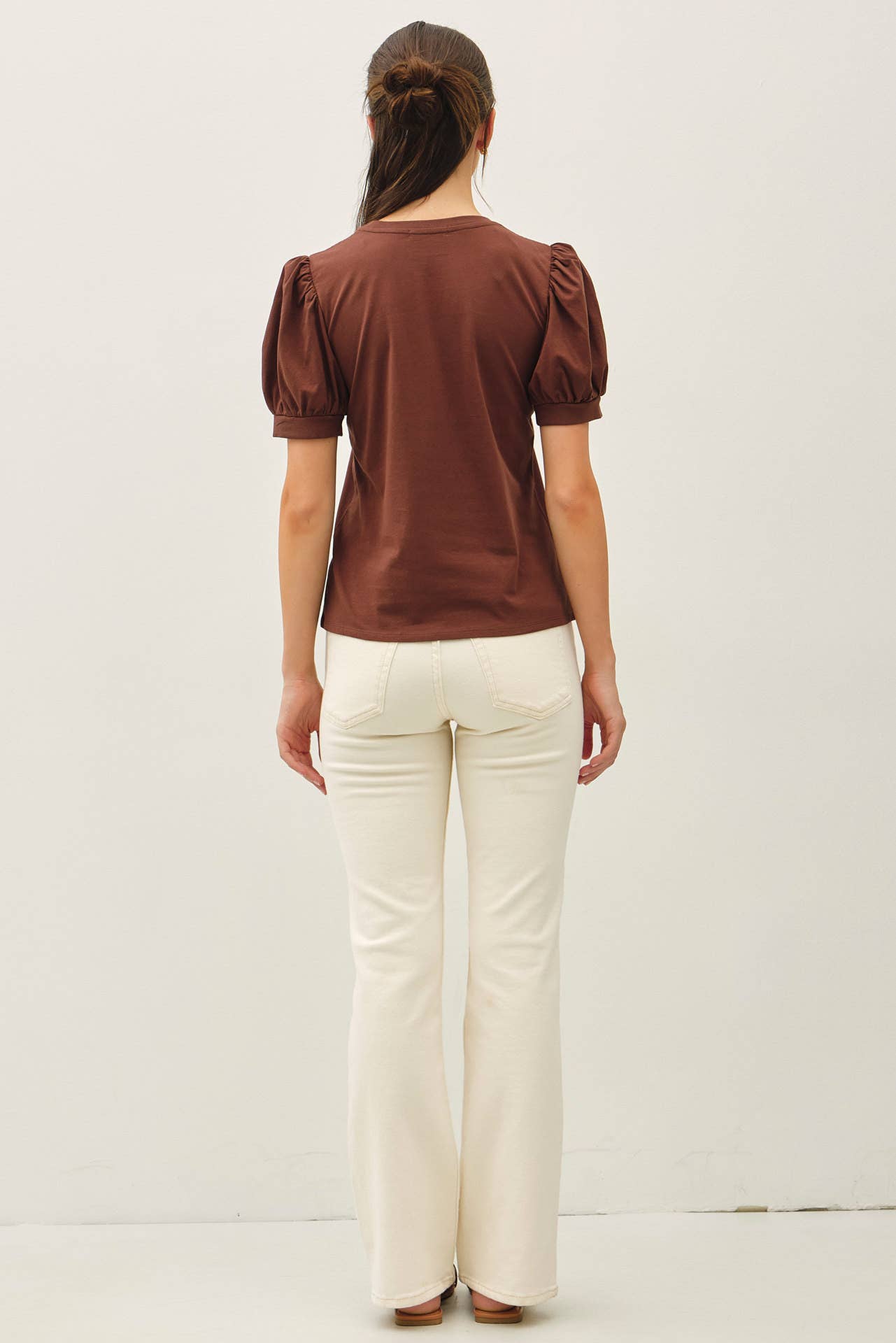 Be Cool - Wholesale Blouse - Women's - COTTON JERSEY PUFF SLEEVE T-SHIRTS 20