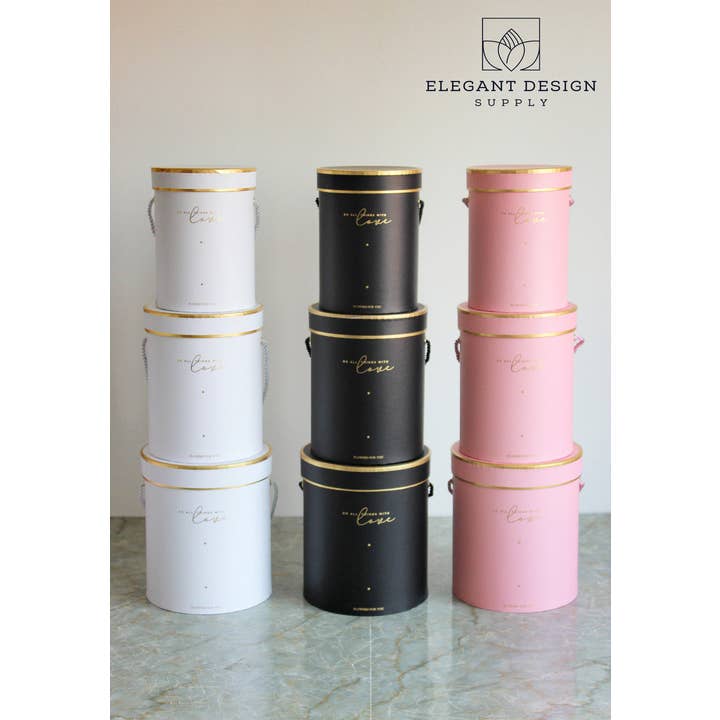 Faça todas as coisas com Love Round Hat Flower Box por atacado de Elegant Design Supply