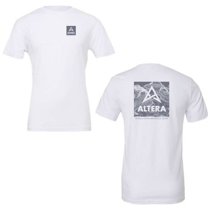 T-shirt graphique Altera - Blanc pour la vente par Altera Alpaca