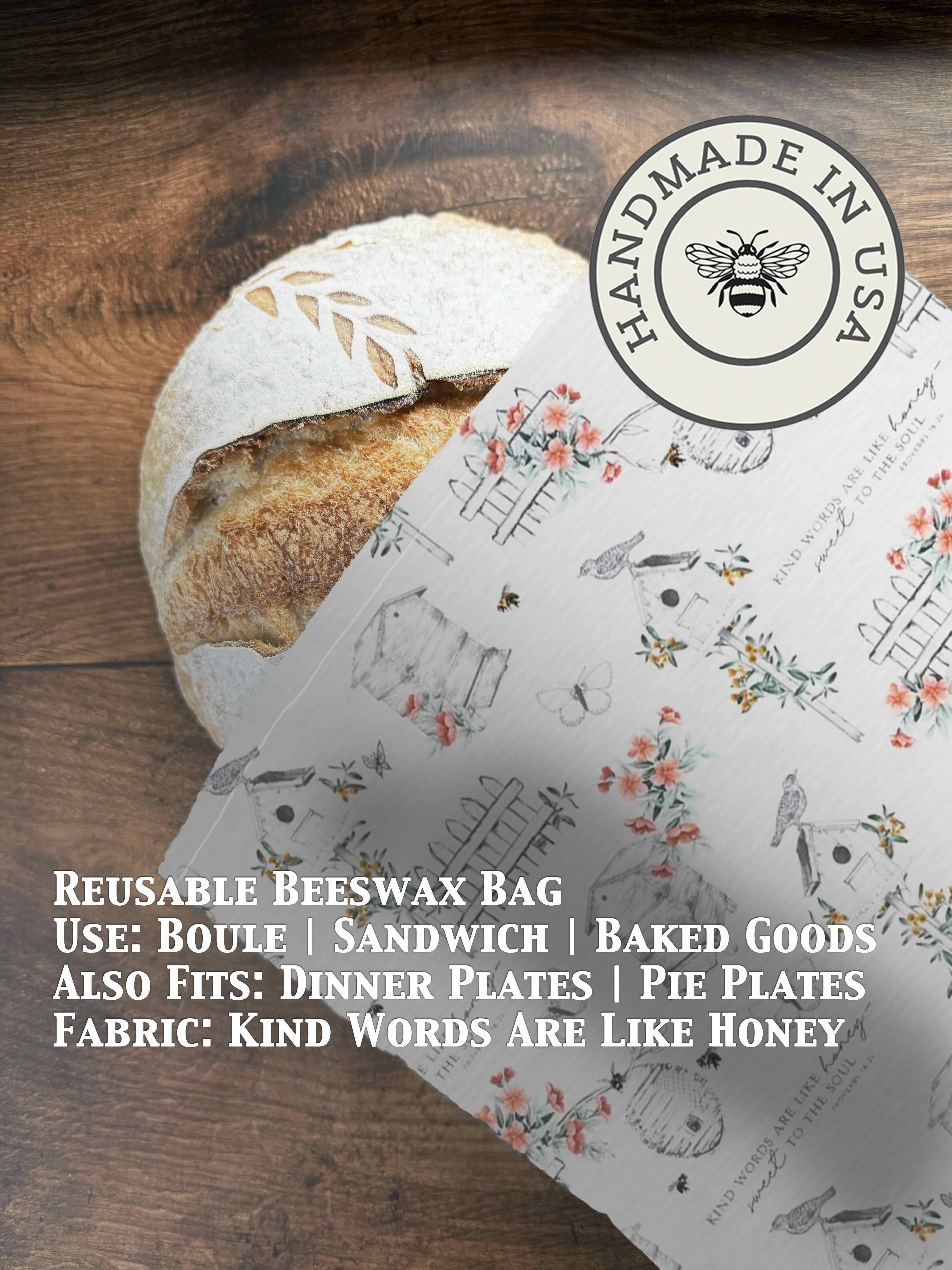Five Oaks Farm – wholesale Food storage wrap/bag – Bread Bag | Beeswaxed21