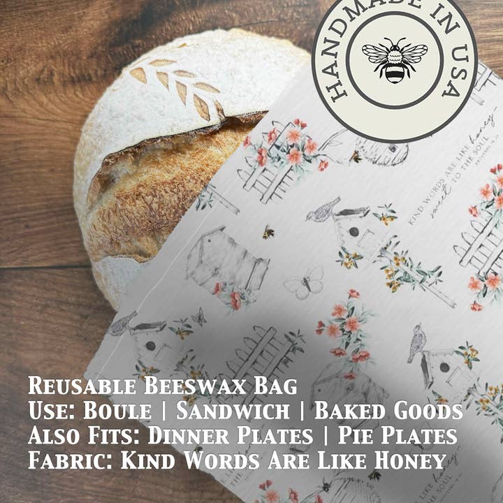 Five Oaks Farm – Großhandel Verpackung/Beutel zur Aufbewahrung von Lebensmitteln – Brotbeutel | Bienenwachsbeschichtet57