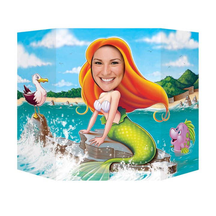 Mermaid Photo Prop - 94cm x 63cm for wholesale by 360 Degrees Ltd