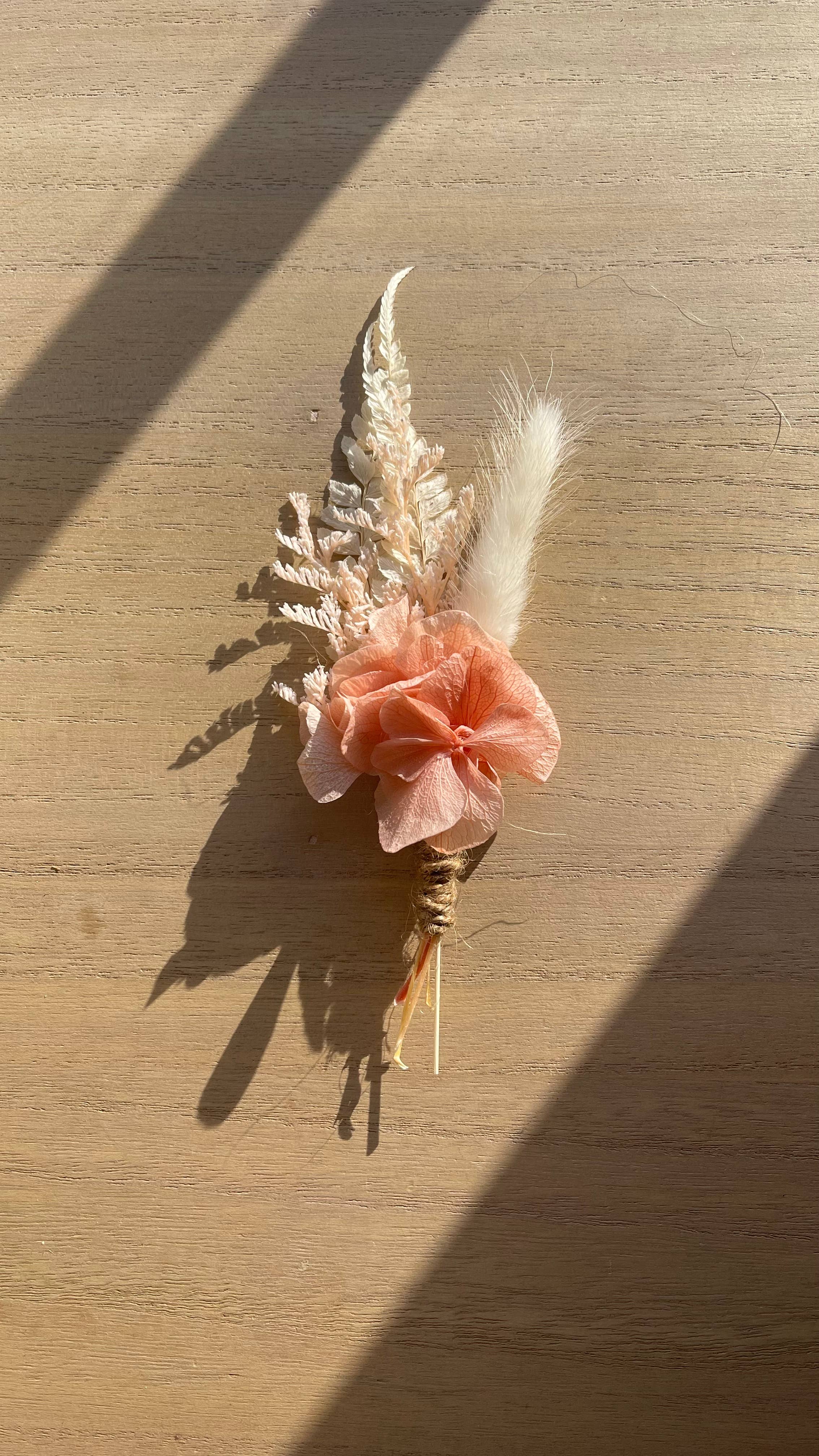 Blød lyserød Tørret Blomsterarrangement Soft Pink for engroshandel på Faire0