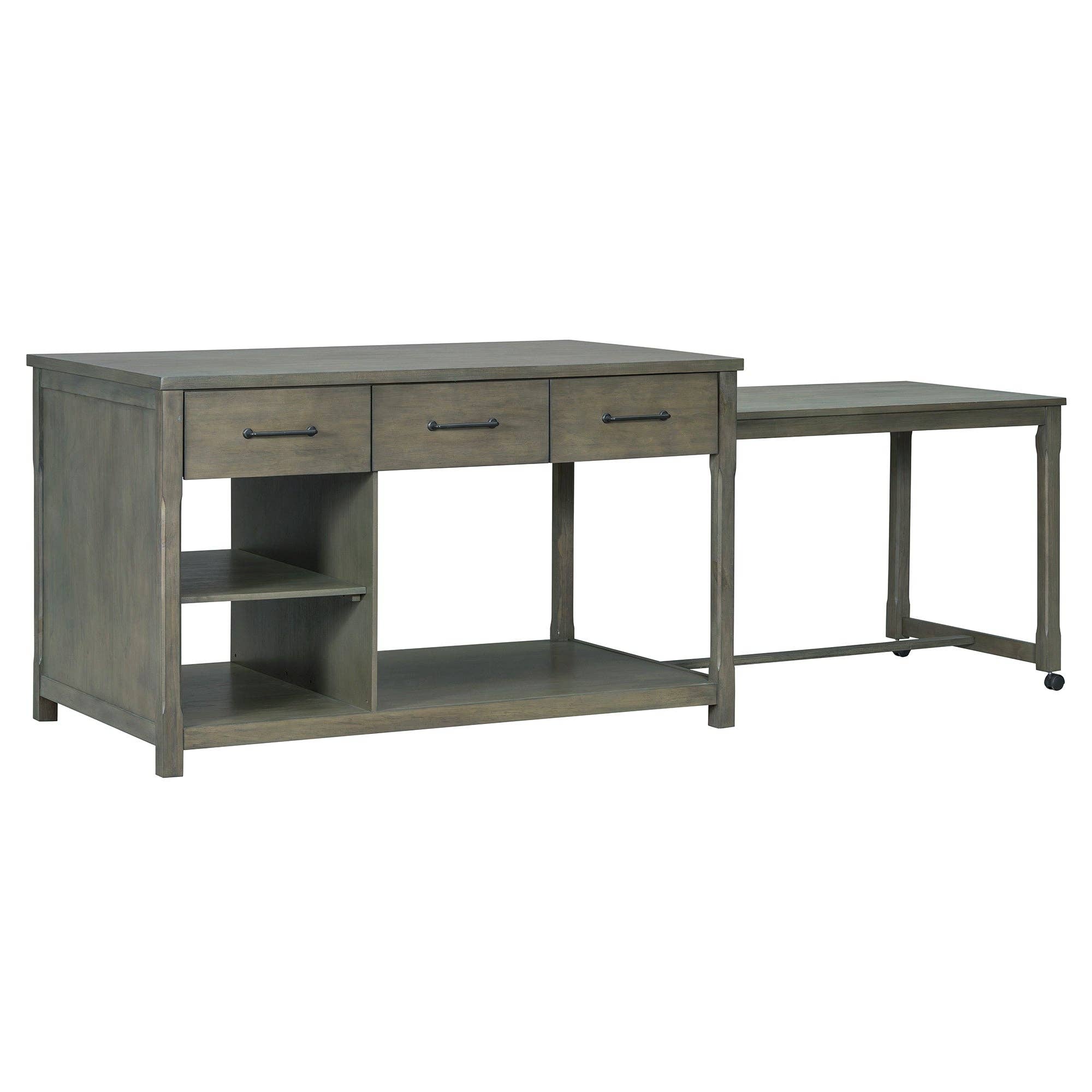 HOMYCASA DESIGN INC - Wholesale Kitchen Storage/Organizer - Extendable Kitchen Island with Power Outlets & Storage28