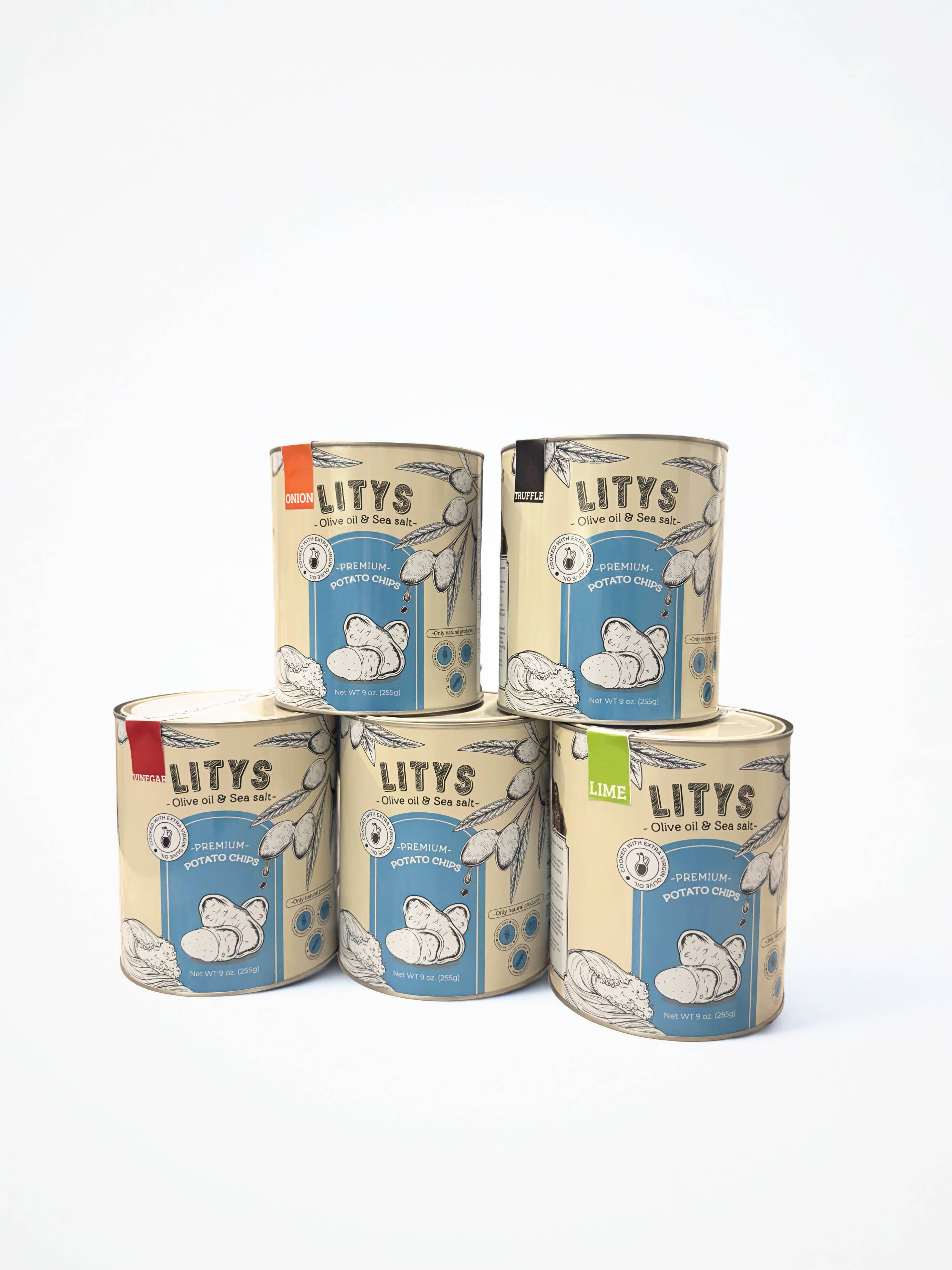 Litys Chips - Wholesale Chips - 9 OZ ASSORTED 5 FLAVORS LITYS CHIPS