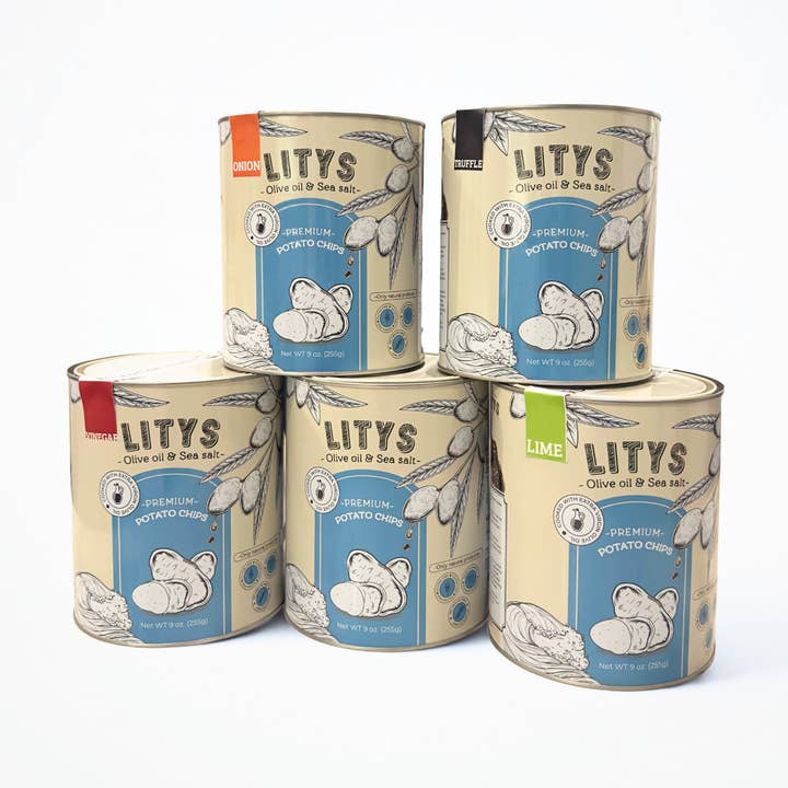 Litys Chips - Wholesale Chips - 9 OZ ASSORTED 5 FLAVORS LITYS CHIPS 0