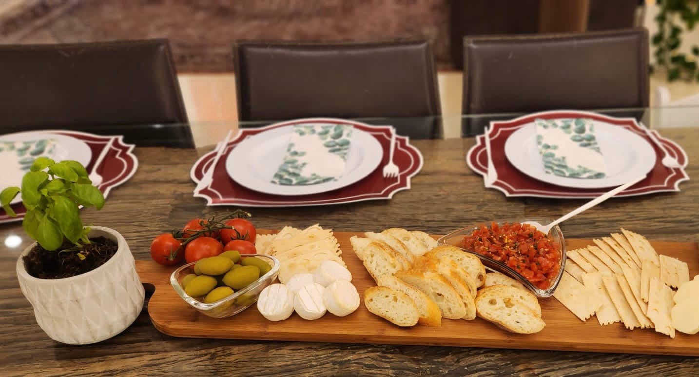 C SQUARED DESIGN - Venta al por mayor Manteles individuales - MANTEL INDIVIDUAL CON ASPECTO DE TEXTURA DE TELA ROJA VINTAGE3