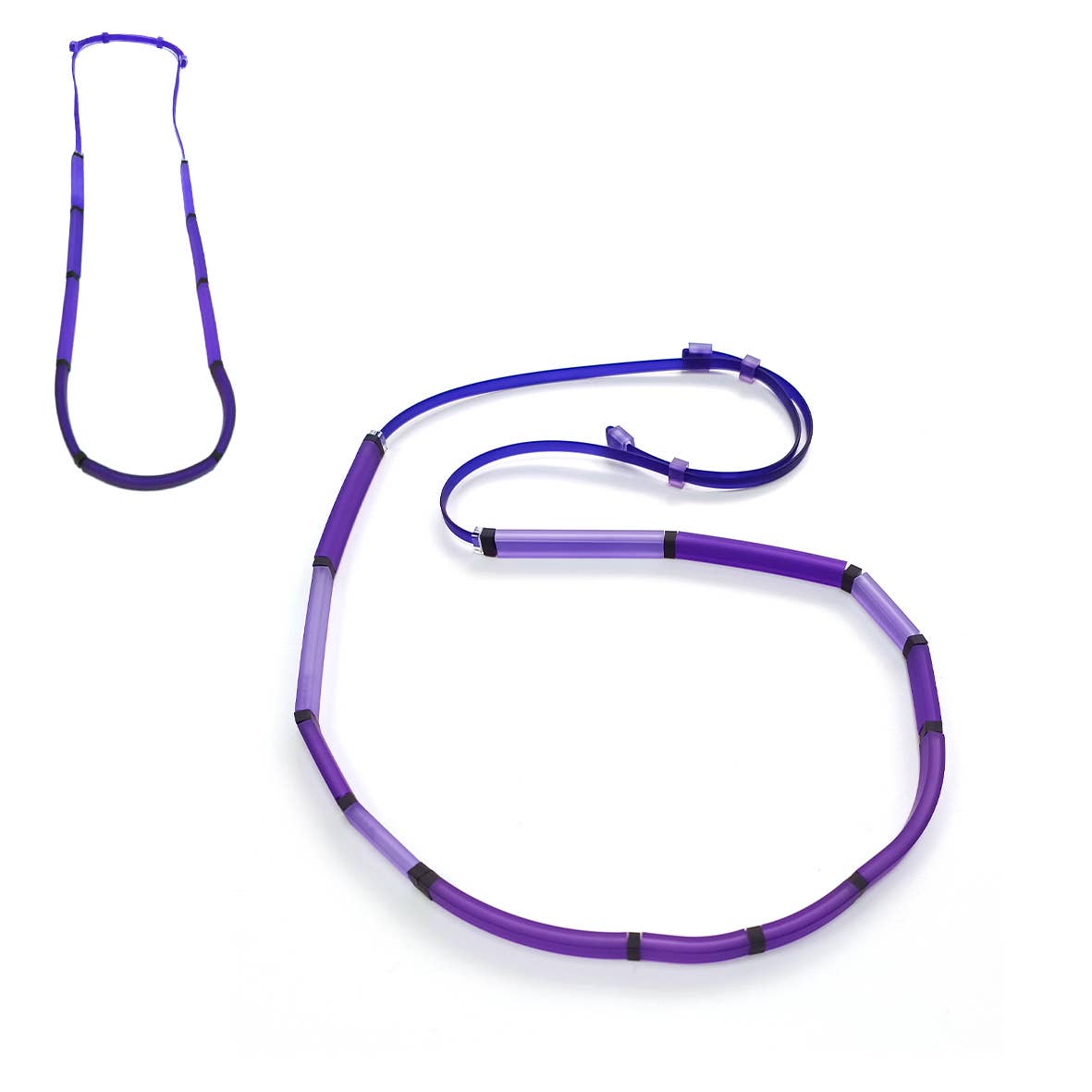 ALEX+SVET - Wholesale Beaded/Pearl Necklace - LORETA long rubber necklace ESSENTIALS line8