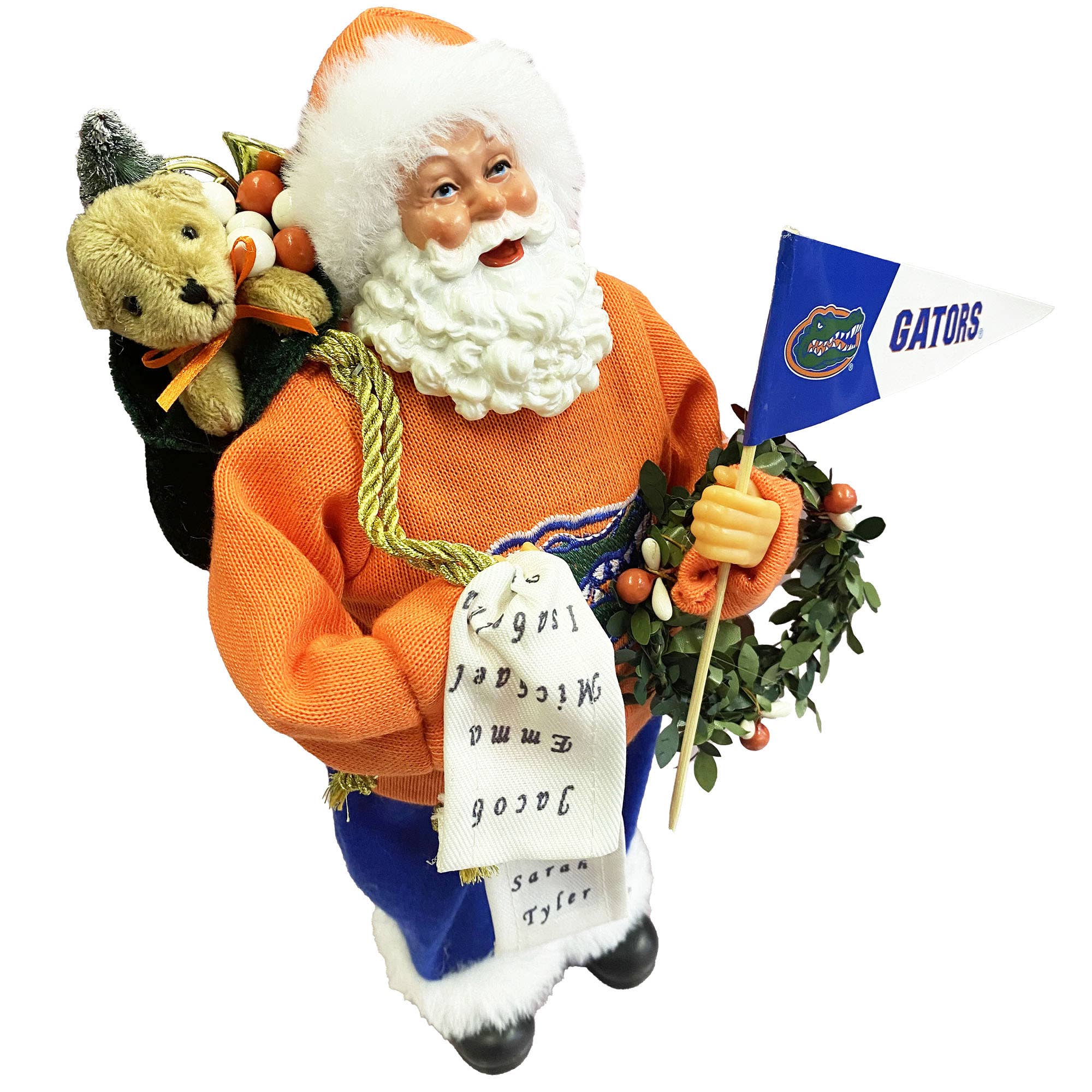 Santa’s Workshop Inc. - Wholesale Christmas Decoration - 12" Florida Proud Santa1