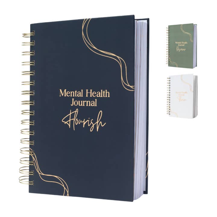 Mental Health Journal: Flourish for wholesale by Shine Sparkle Slay