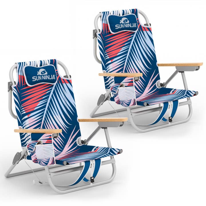 Sun Ninja Beach Chair - 2 pack for wholesale by Sun Ninja
