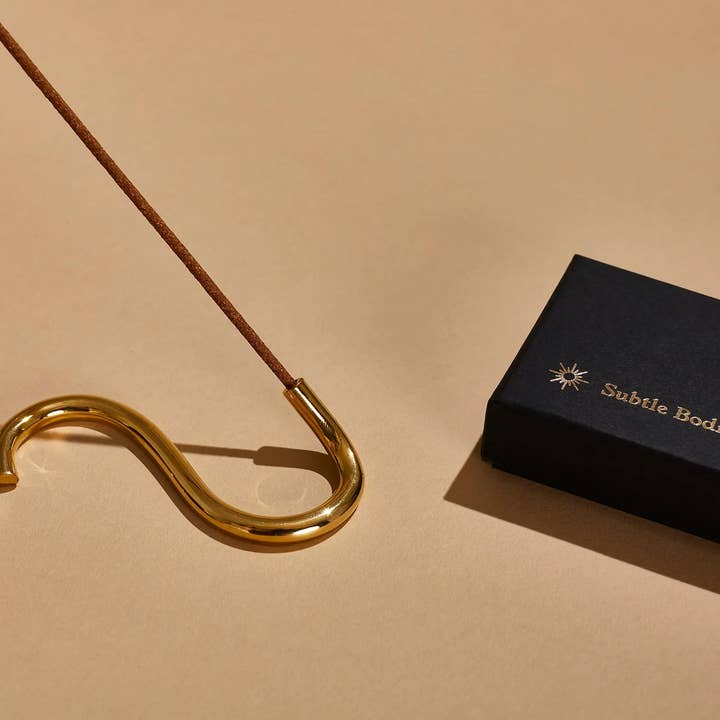Subtle Bodies - Vendita all'ingrosso Portaincensi - Porta incenso in ottone (i)