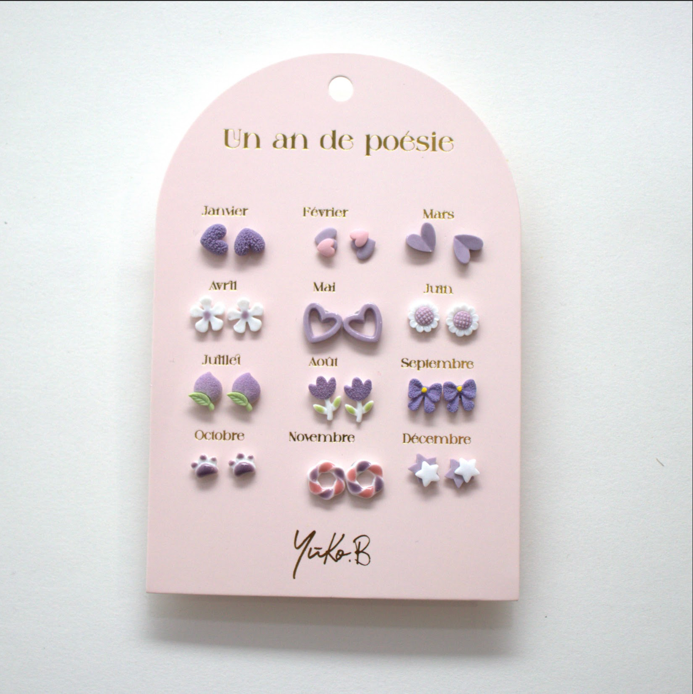 Yuko B - Wholesale Earrings - Kids - Stainless Steel Earrings - A Year of Parma Poetry3