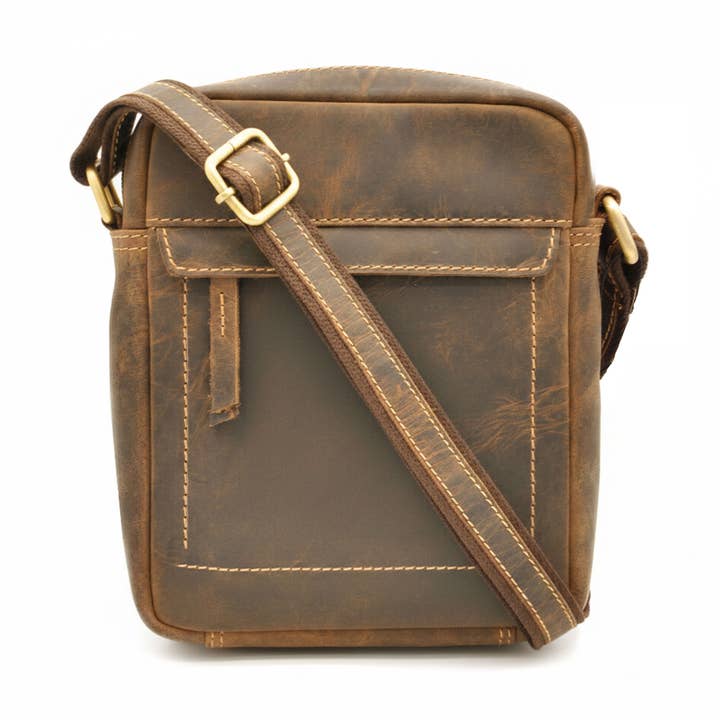 Zerimar Unisex Skuldertaske | Læder Bandolera 20x16x5,5 cm for engroshandel hos Zerimar 1942