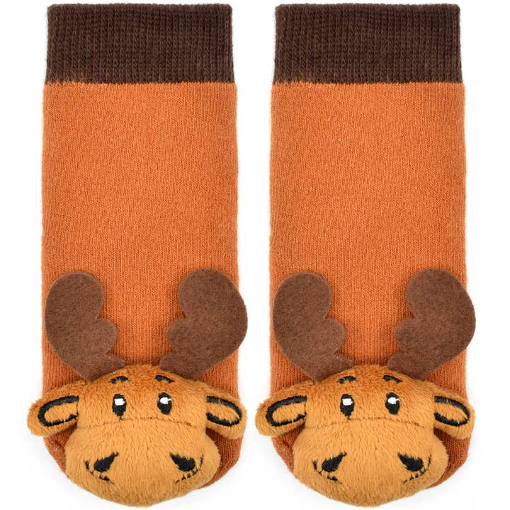 Liventi - Vente Chaussettes – bébé - Chaussettes Hochet Moose Boogie Toes