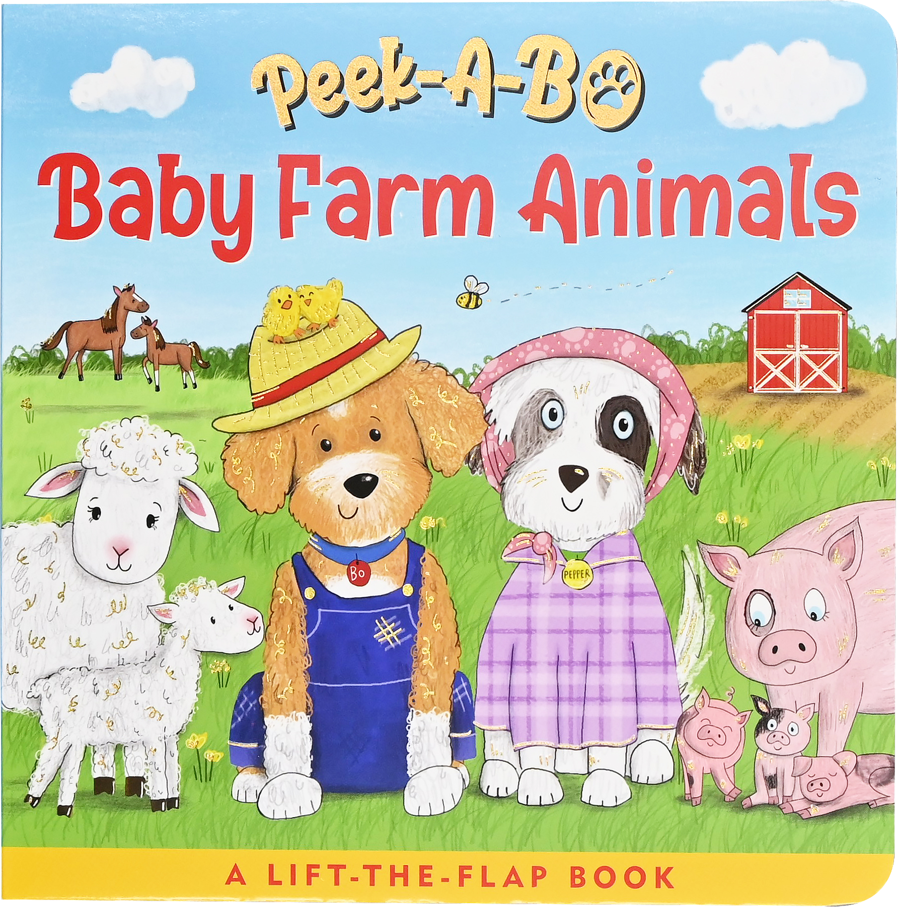 Peter Pauper Press - Wholesale Baby & Toddler Book (0-2) - Peek-A-Bo! Baby Farm Animals4