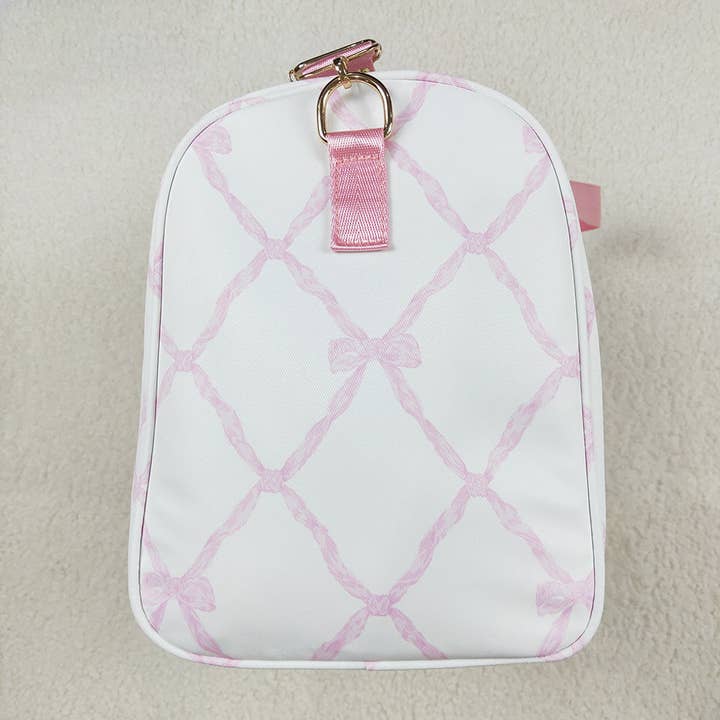 Aier Wholesale - Wholesale Weekender Bag - Kids - Baby Girls Pink Bows Gym Duffle Bags3