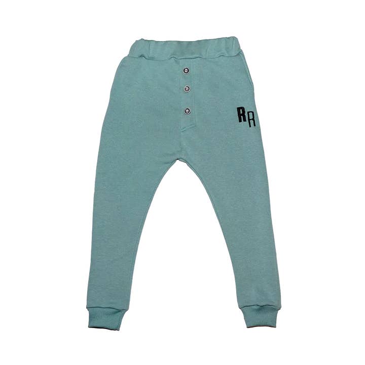 Pantaloni della tuta per bambini - verde acqua per la vendita all'ingrosso da parte di Raspberry Republic