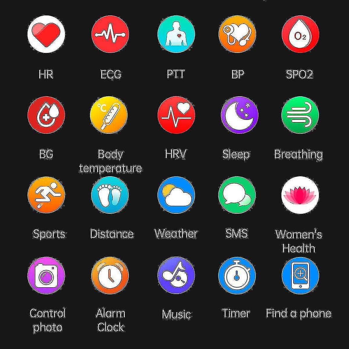 WoodWristCo – wholesale Wrist watch – Men's – Ecg+ppg Blood Glucose Smart Watch Men Blood Pressure Fitness Heart Rate Tracker2