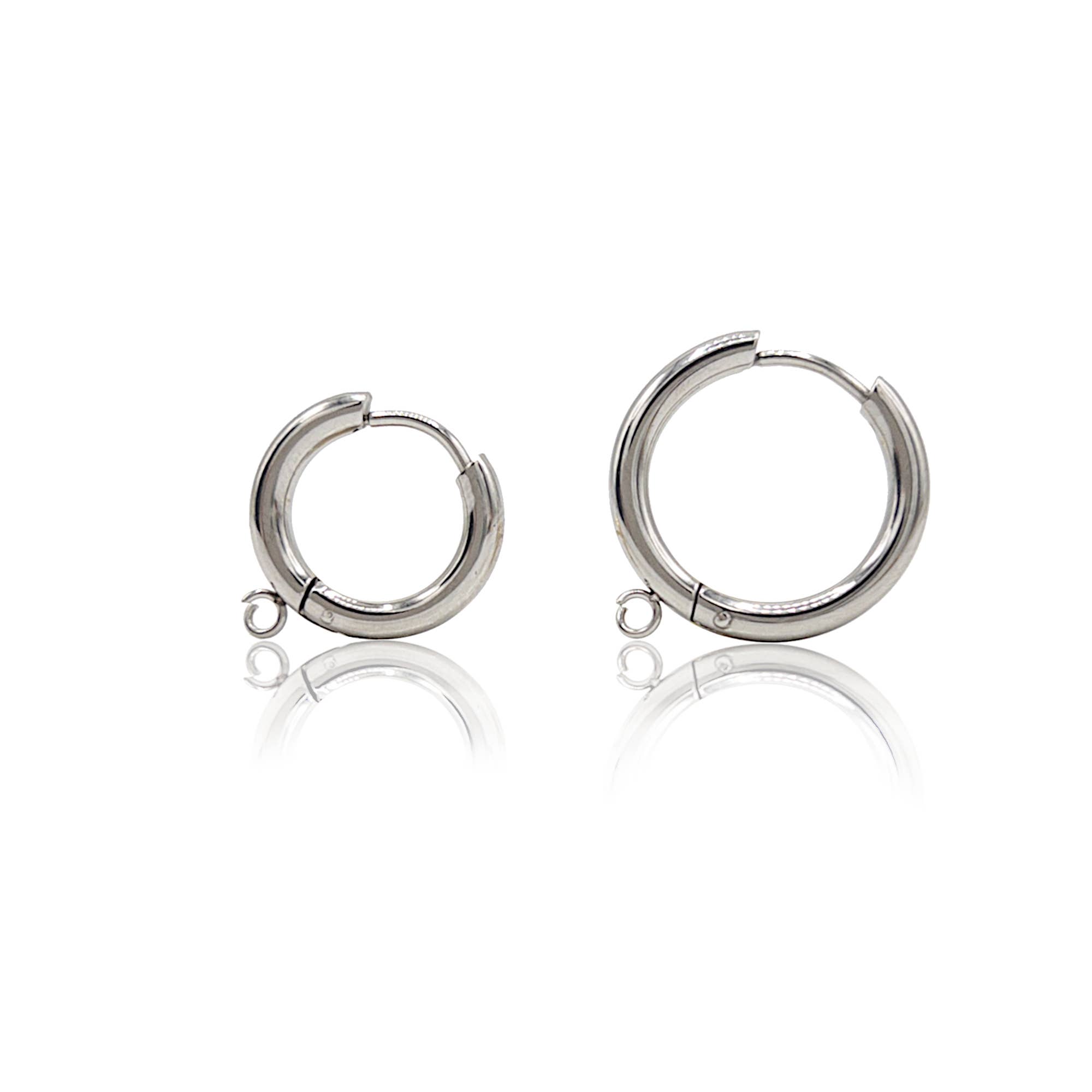 UBNY Collection - Wholesale Hoop Earrings - Hoop Earring Findings • Surgical Steel • Gold PVD Plating6