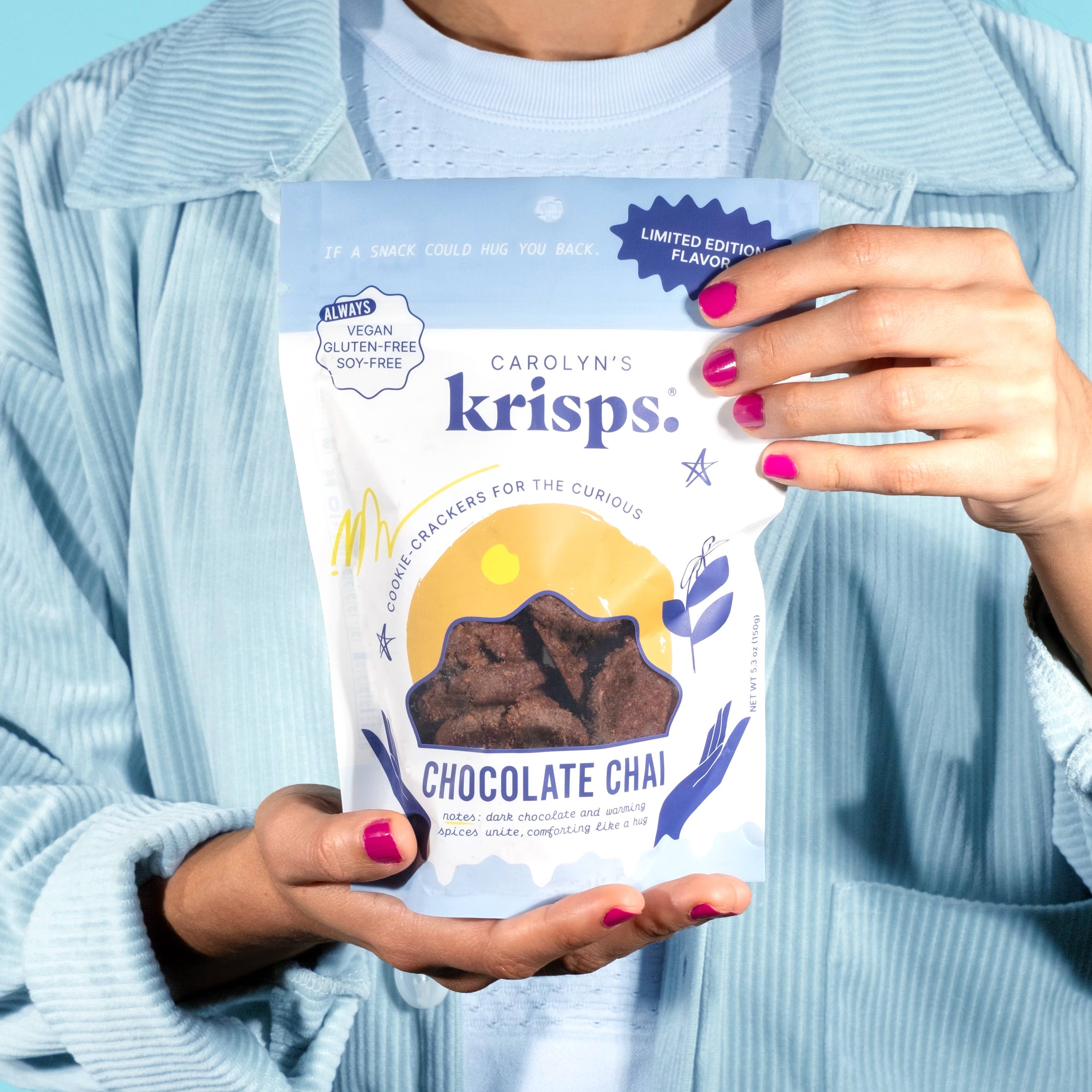 Carolyn's Krisps - Vendita all'ingrosso Biscotti - Chocolate Chai Krisps - Senza glutine, vegani