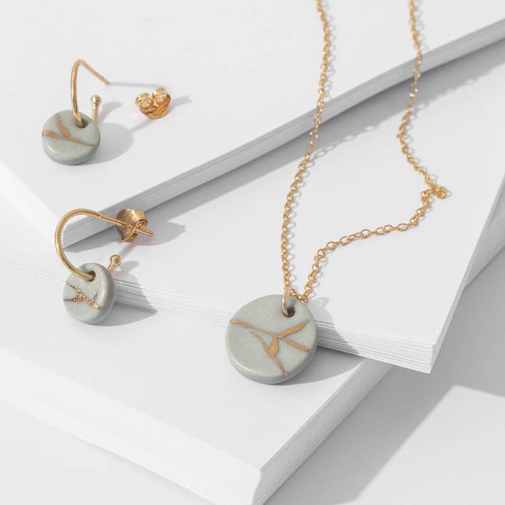 Clay Kintsiguri Necklace for wholesale by One & Eight