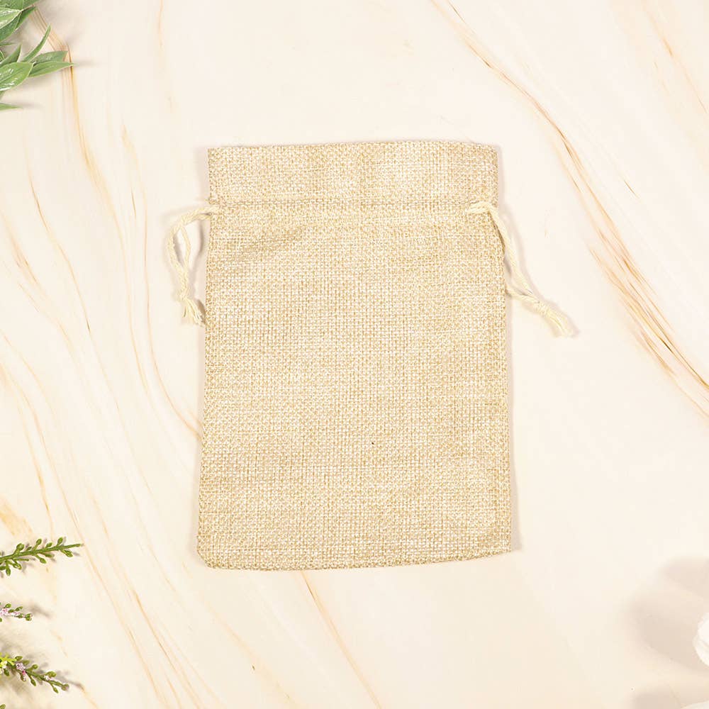 Natures Artifacts Inc - Wholesale Gift Bag - Jute Gem Bags - Large (Pack of 12)2