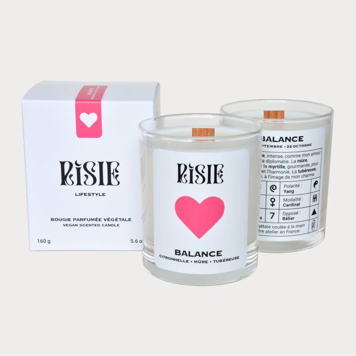 The Libra astrology candle for wholesale by RISIE