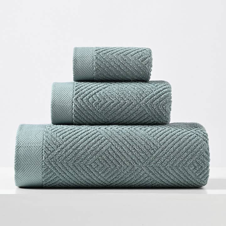 ACCITY - Wholesale Bath Towel - HOUSEHOLD THICK BATH TOWEL THREE PIECE SET_CWMM23024