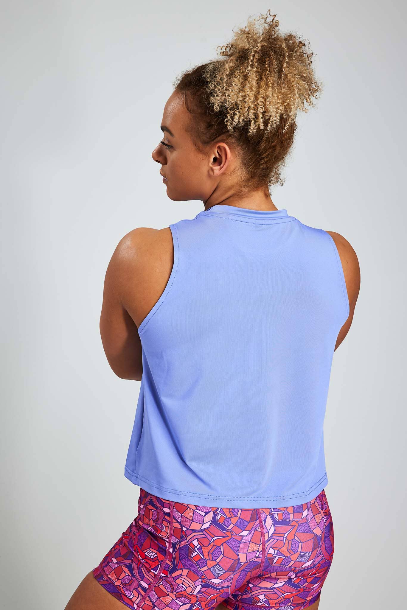 VOXY – wholesale Athletic top – Women′s – Purple Muscle Tank2