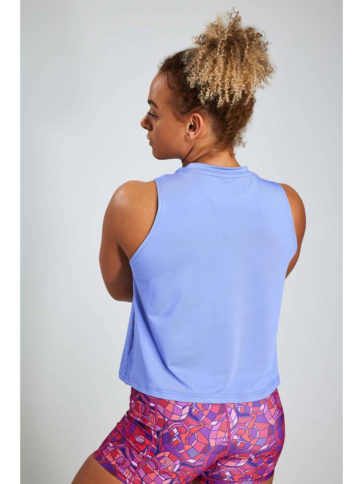 VOXY – wholesale Athletic top – Women′s – Purple Muscle Tank2