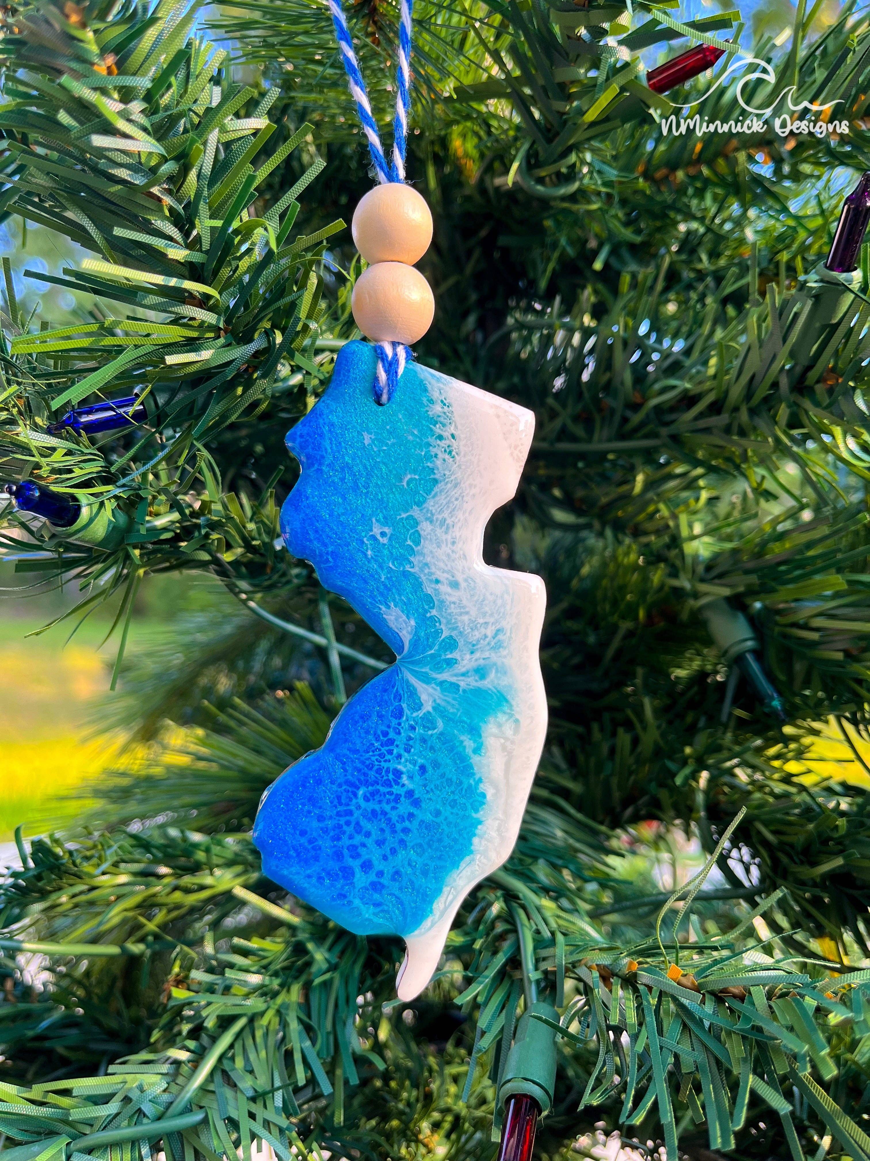 NMinnick Designs - Wholesale Ornament - New Jersey Beach Ornament2