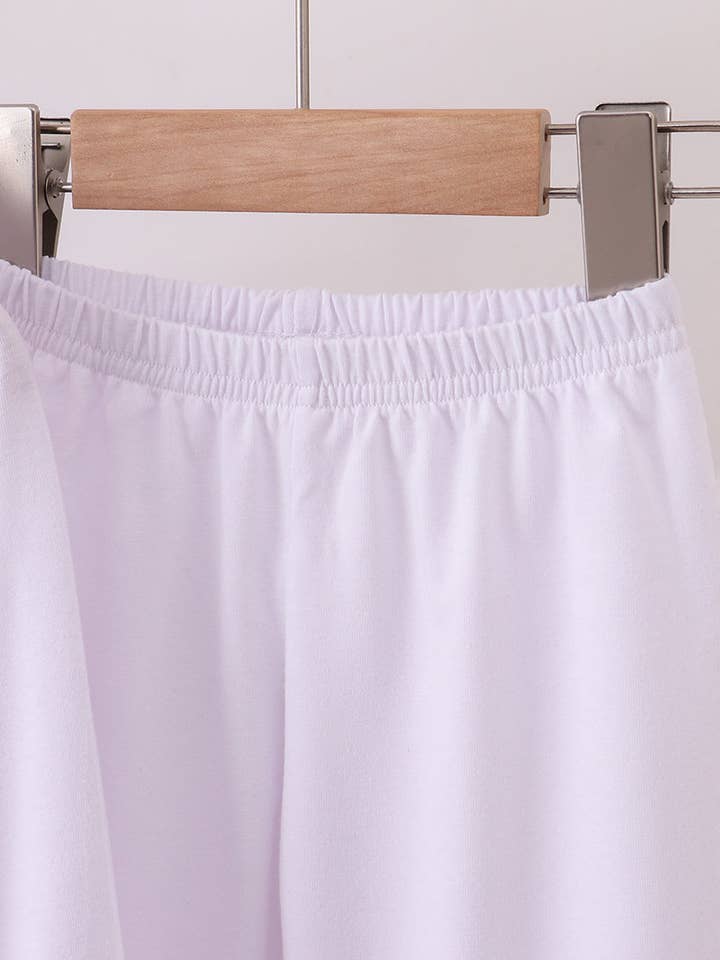 Mom & Co. - Wholesale Sleepwear Set - Kids - White ruffle pajamas pants set2