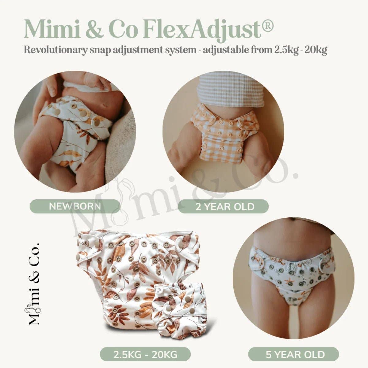 Mimi and Co - Wholesale Diaper (Cloth) - Baby - Beau 2.0 Modern Cloth Nappy4