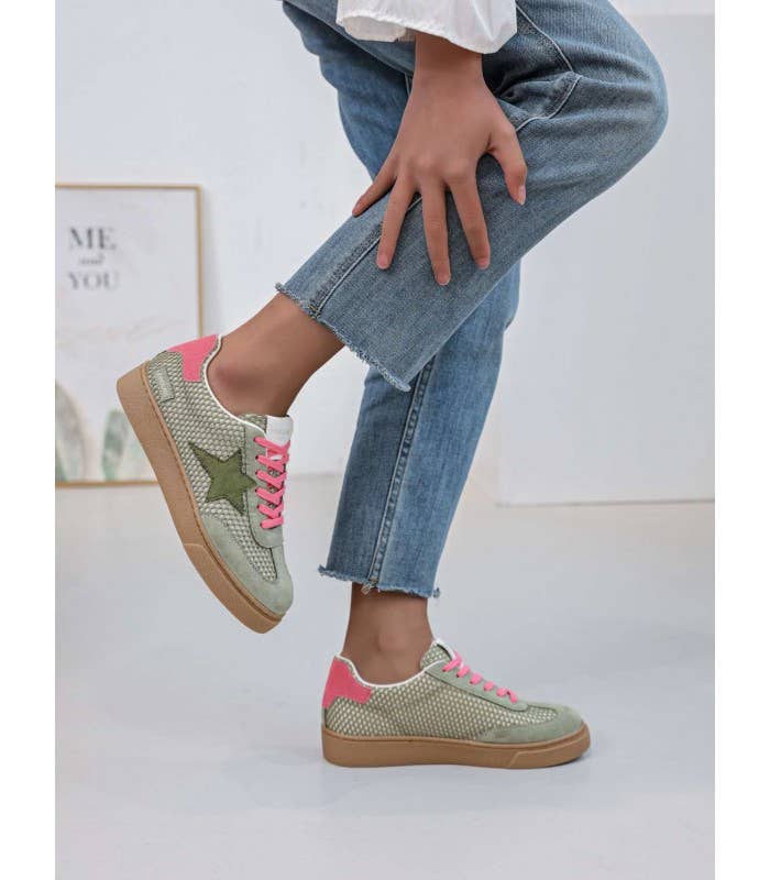 SWEET MAGIC SHOES & BAGS - Wholesale Lifestyle Sneakers - Women's - CASUAL SNEAKER WITH RUBBER SOLE2