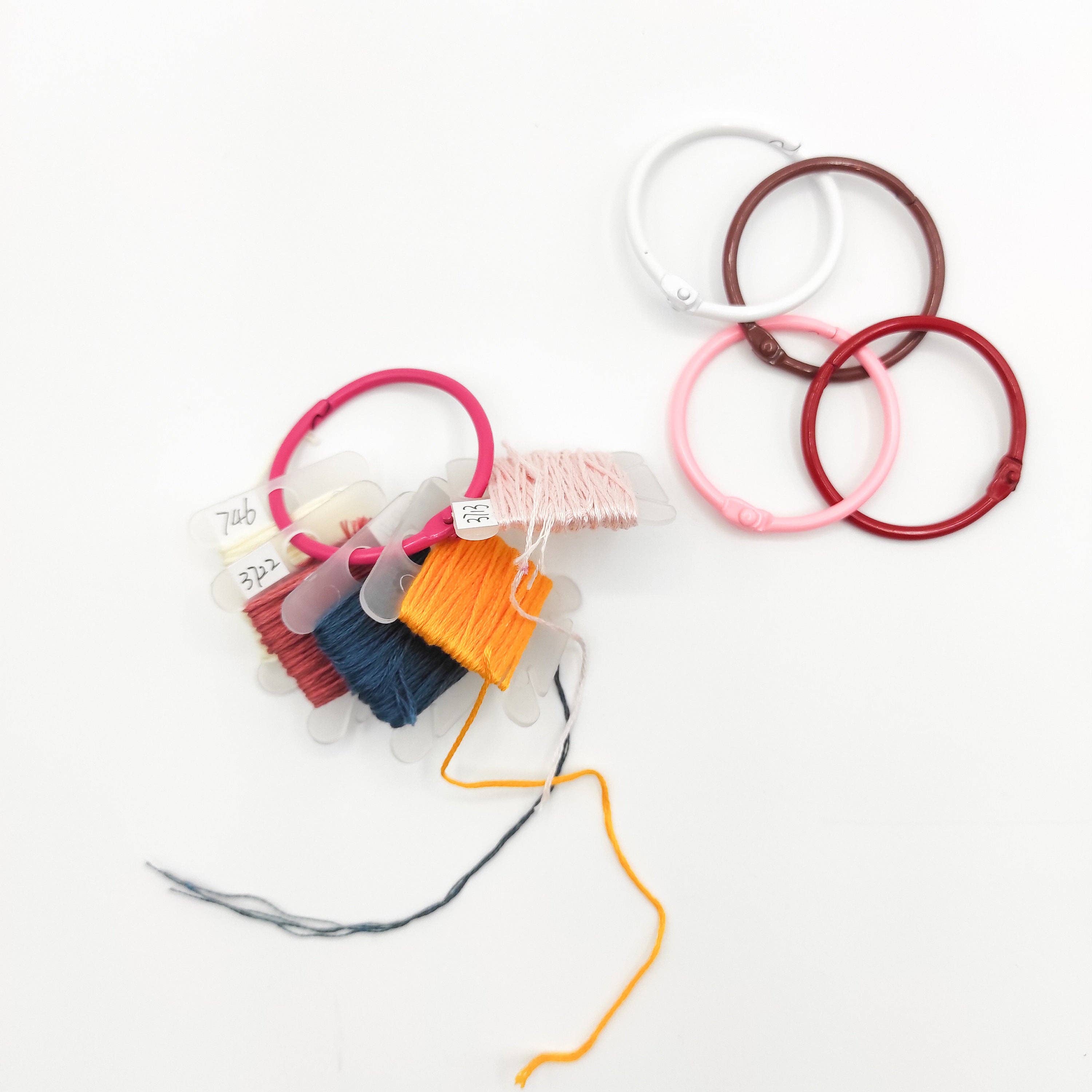 SChandworks - Wholesale Embroidery/Cross Stitch Supplies - Floss bobbin Holder Ring-Stylish Solution for Thread Storage7