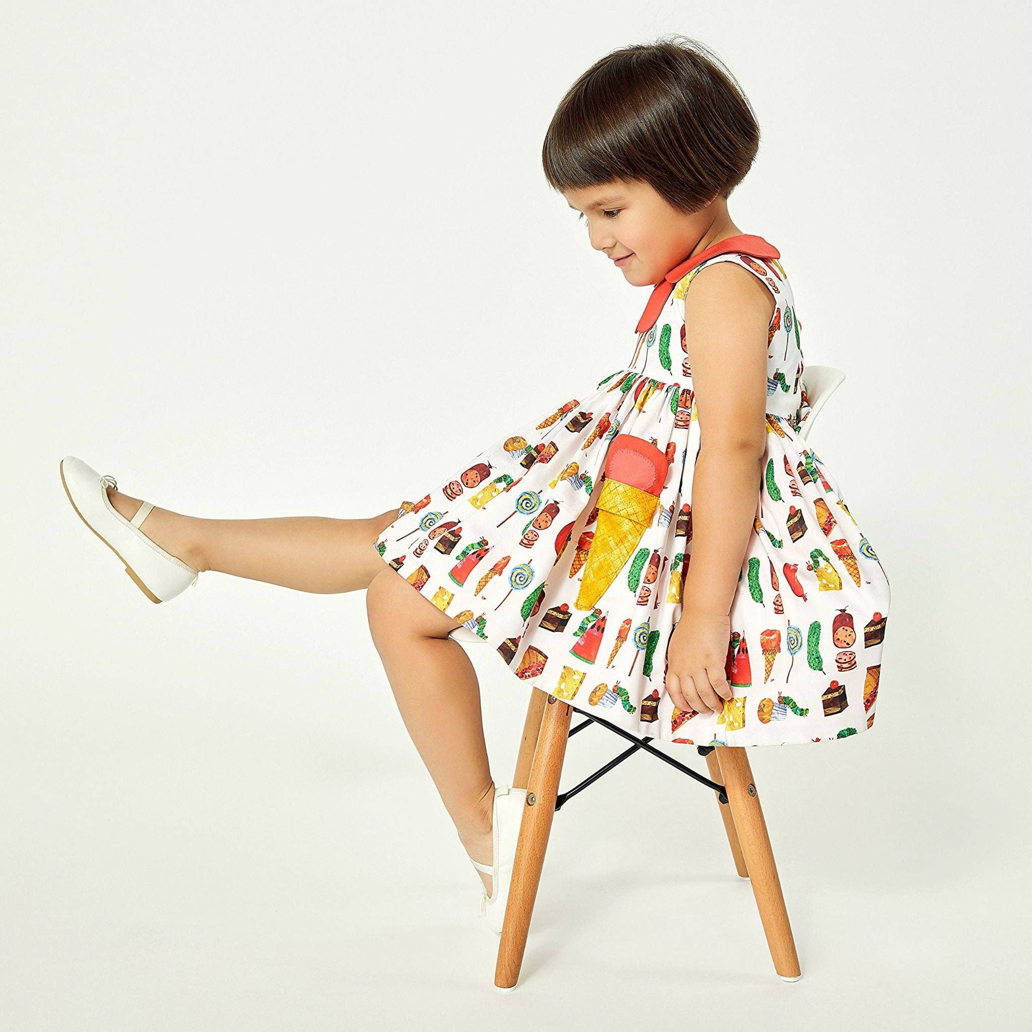Little Goodall – Großhandel Kleid – Kinder – The Very Hungry Caterpillar™ Kleid mit zwei Kugeln3