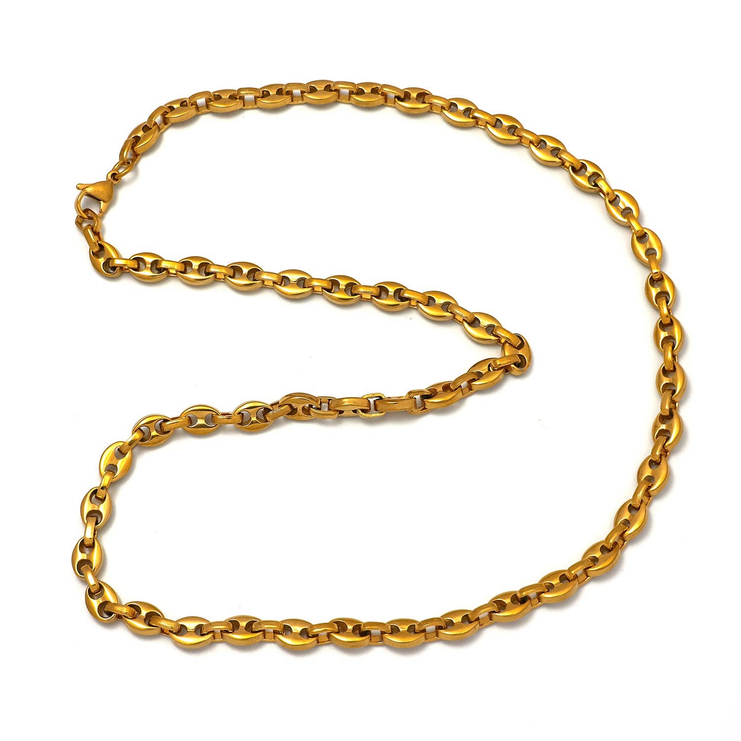 Simply Jewels - Wholesale Link & Chain Necklace - Gold or Silver Classic Stainless Steel Bold Mariner ✦  CN-0013 CN-00140