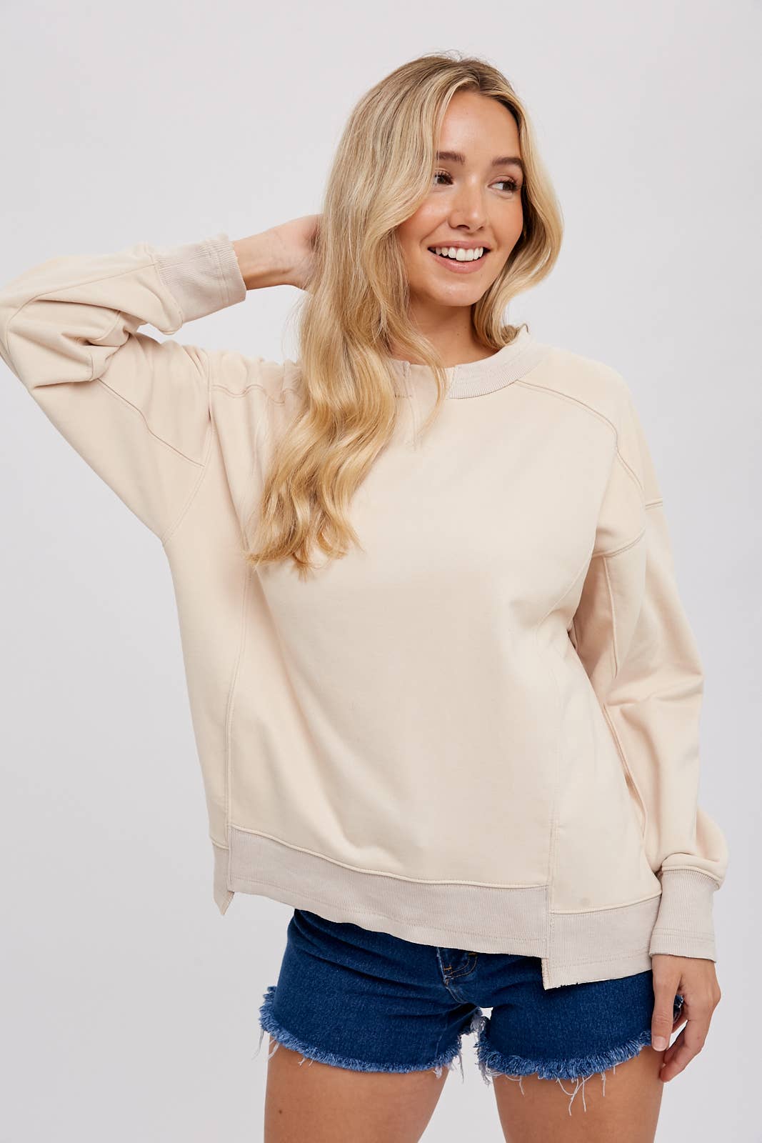 Bluivy - Wholesale Sweatshirt - Women's - BOXY SWEATSHIRT11