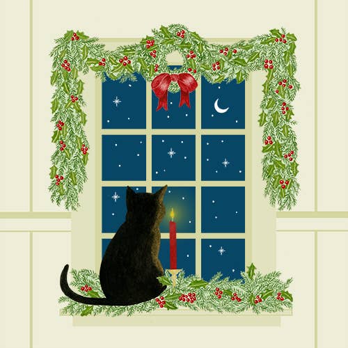 Single Flour Sack Towel Packaged SP-379 Candle Light for wholesale by Alice's Cottage