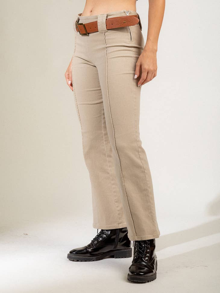Bell Sleeve Bodysuit + High Waist Pintucked Pants (Style Pantry