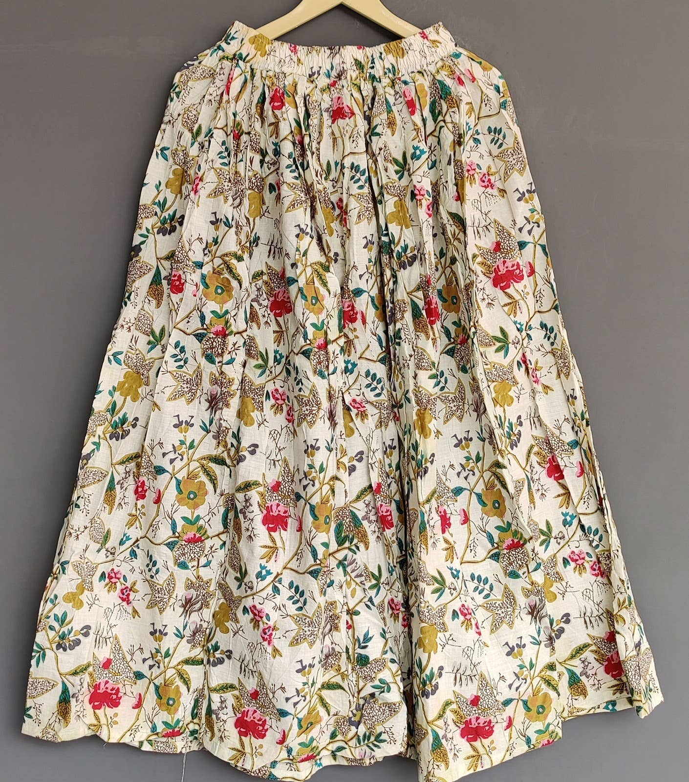 bhavnas boutique - Wholesale Skirt - Women's - Handmade pure cotton fabric block print Beach Wear Skirt 0