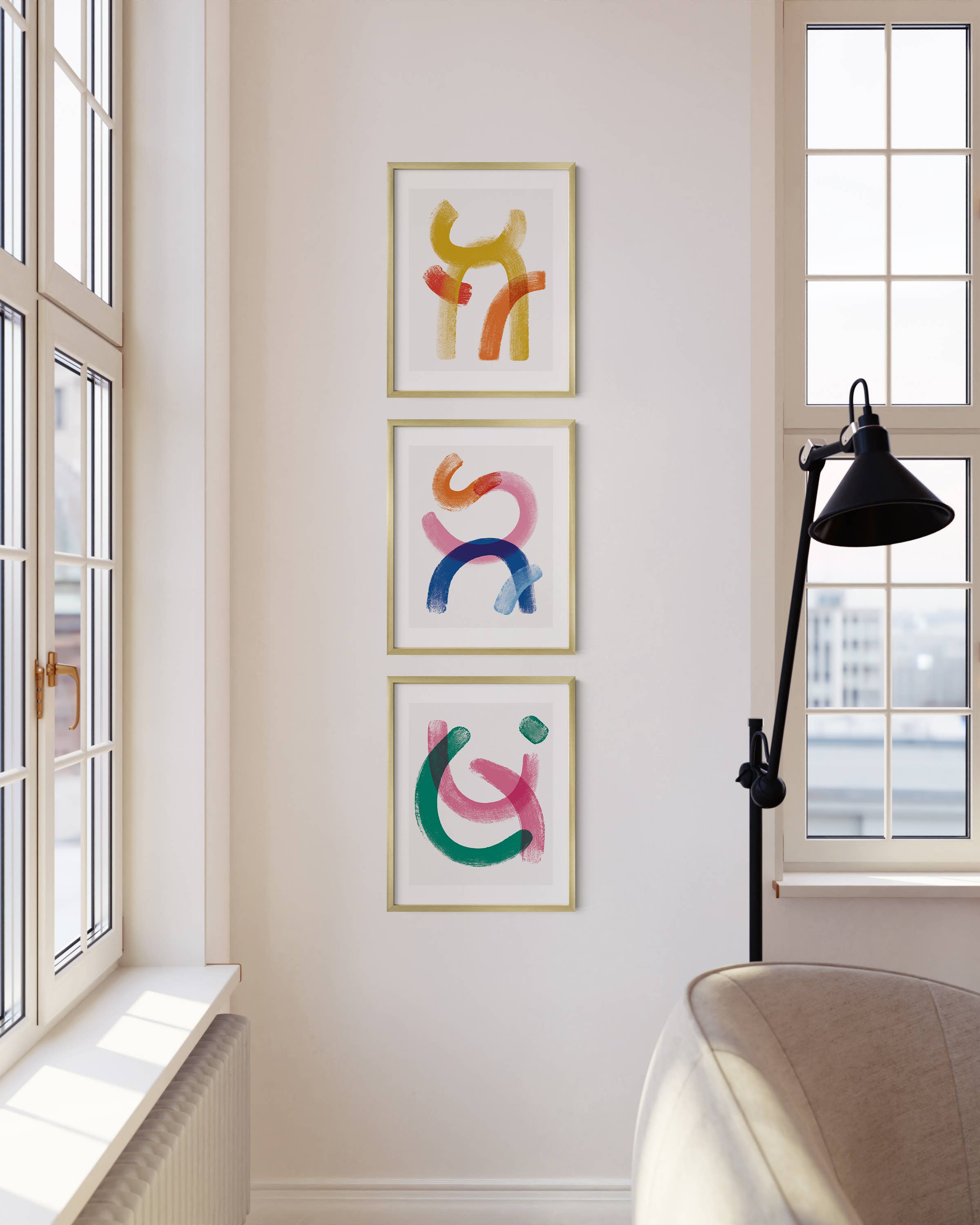 Haus and Hues – Engroshandel Billedramme – Guld metalramme5