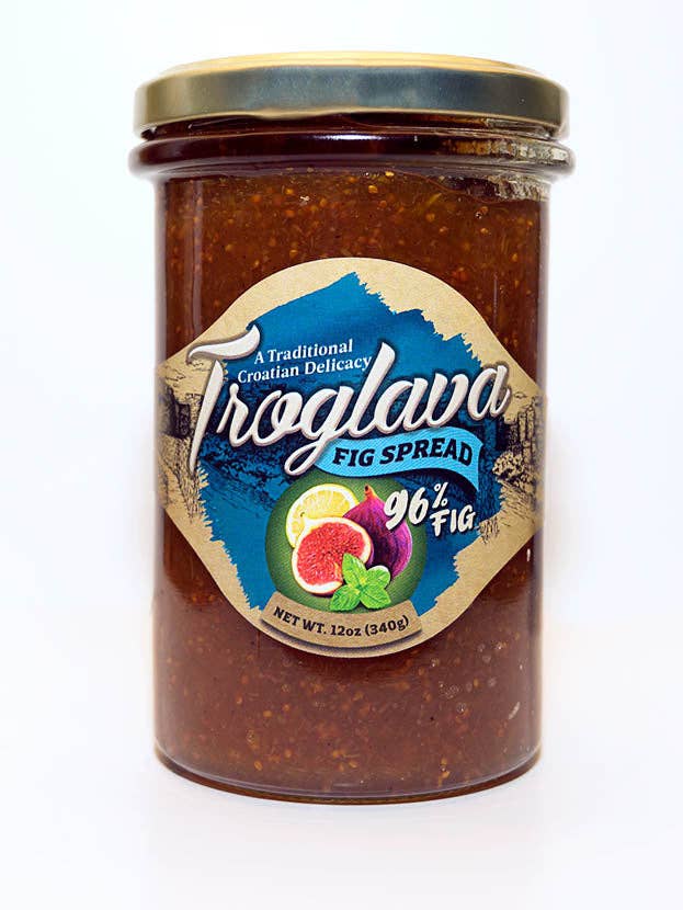Croatian Fig Spread | 96% Fig | Troglava (12oz) for wholesale by Drusk Trading Company