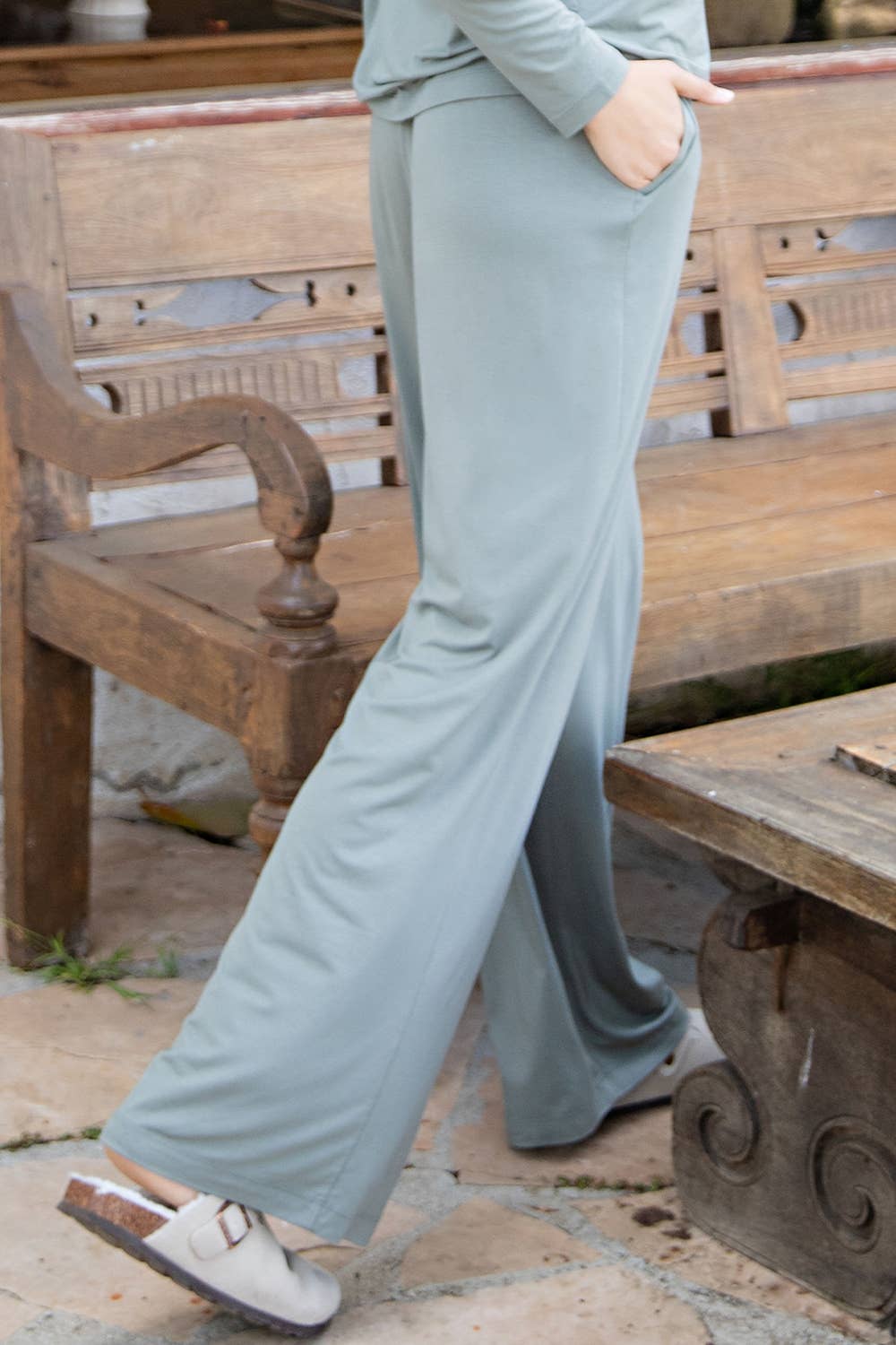 Rae Mode - Wholesale Pants - Women's - VISCOSE MODAL WIDE LEG PANT35