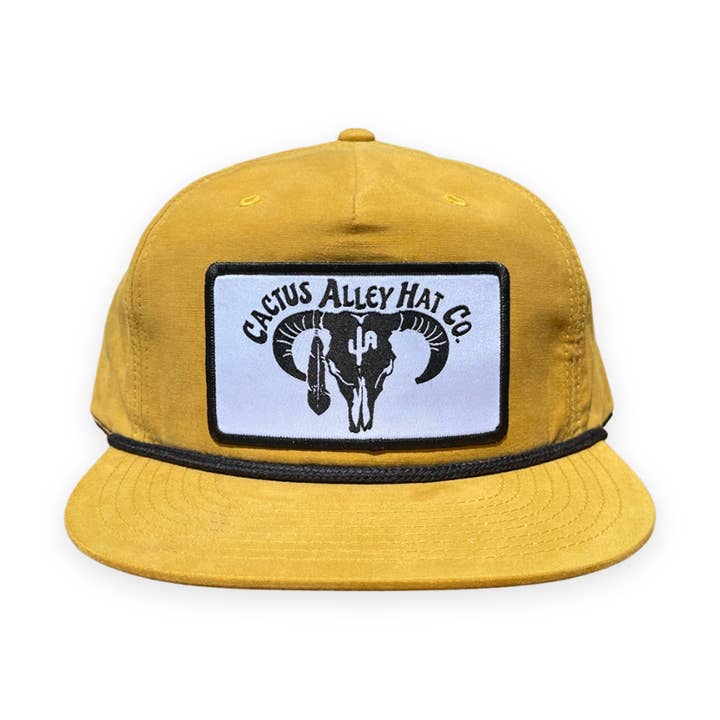 "Southwest"- CA256 Biscuit/ Black Rope, Snapback Cap (2024) for wholesale by Cactus Alley Hat Co.